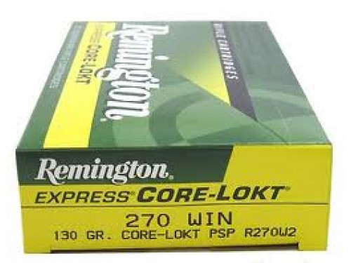 270 WIN Remington Core Lokt PSP130Gr 